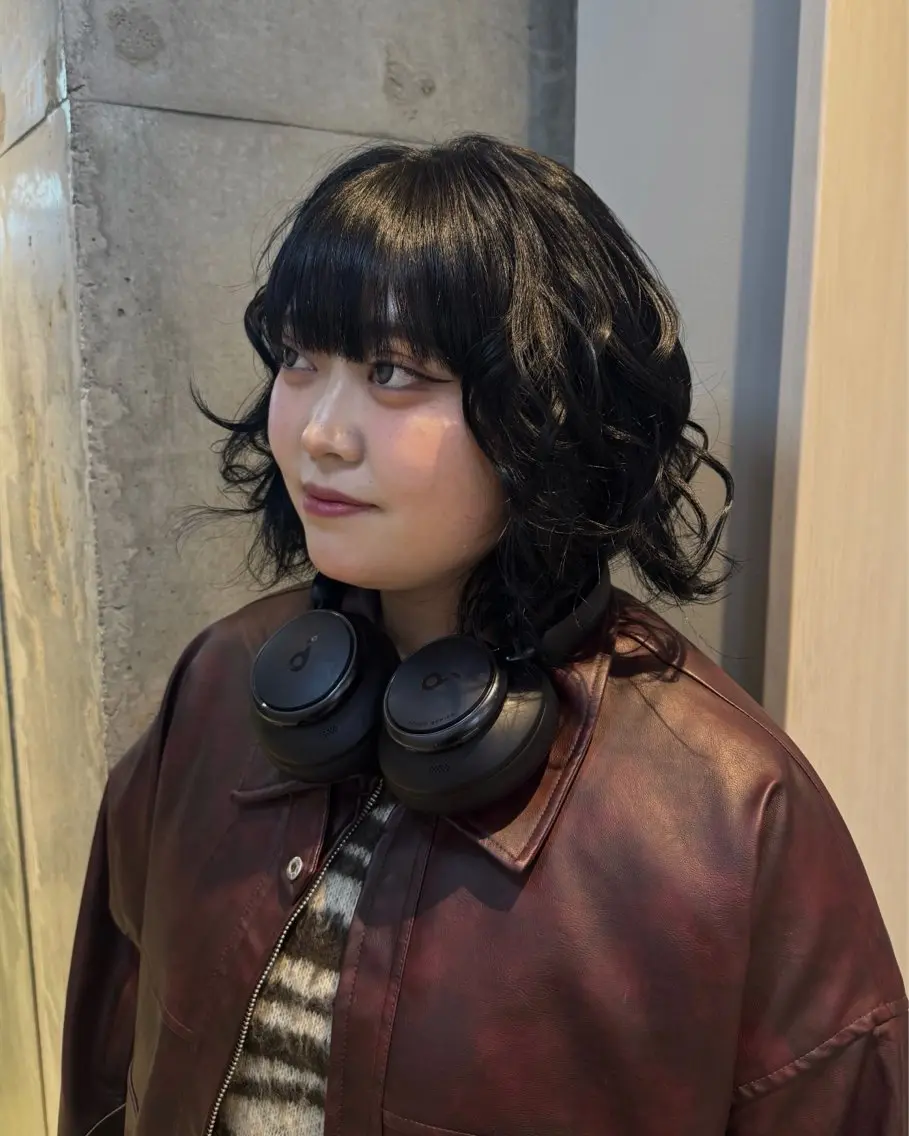 ショート カラー 黒髪 カットモデル募集 suzUkaのヘアスタイル