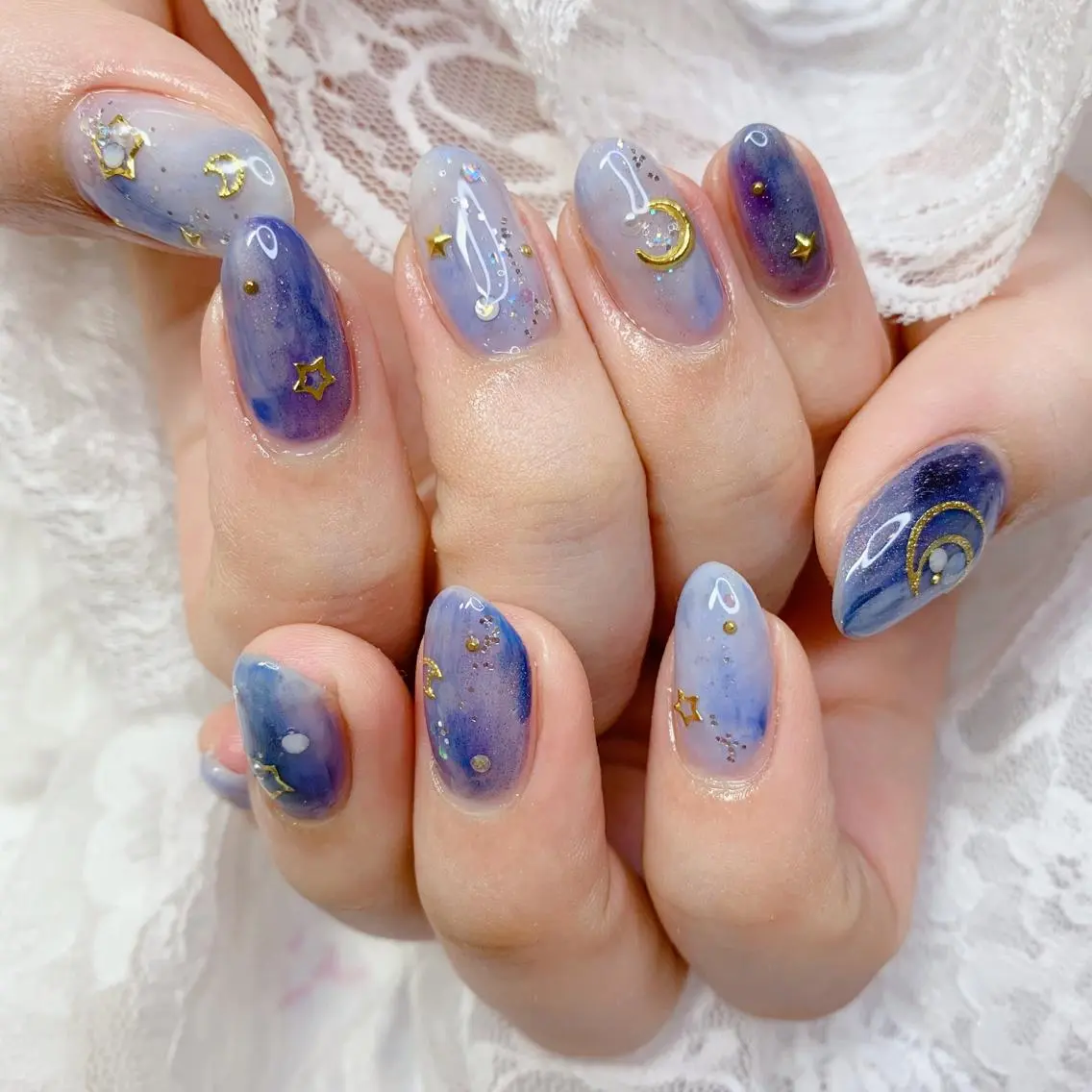 ネイル ハンドネイル La neige* yuki 🐩🌙のネイルデザイン