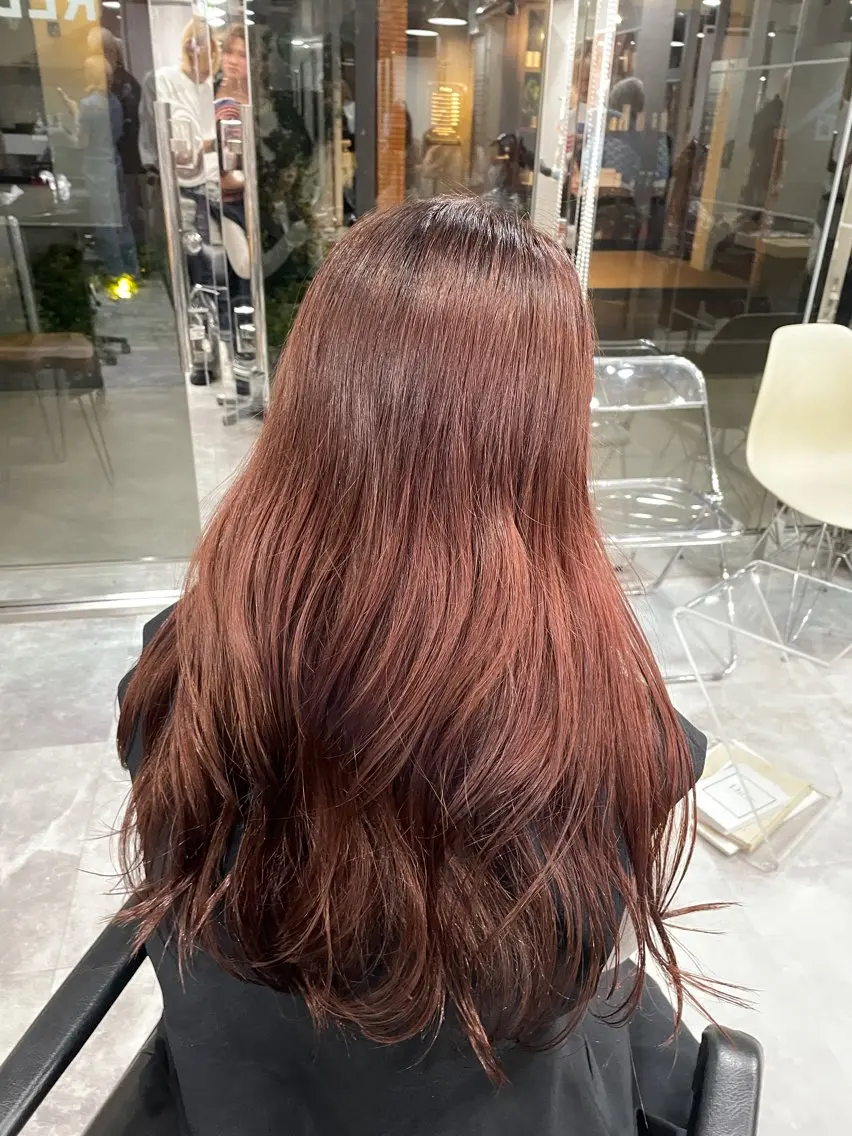カラー 藤田 楓栞のヘアスタイル