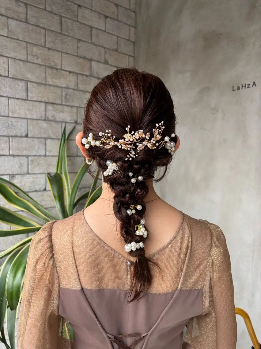セミロング ヘアアレンジ 村松 美月のヘアスタイル