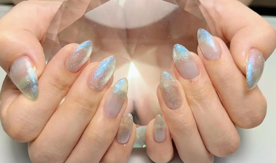 ネイル グラデーション マグネットネイル ハンドネイル Floria nail salonのネイルデザイン