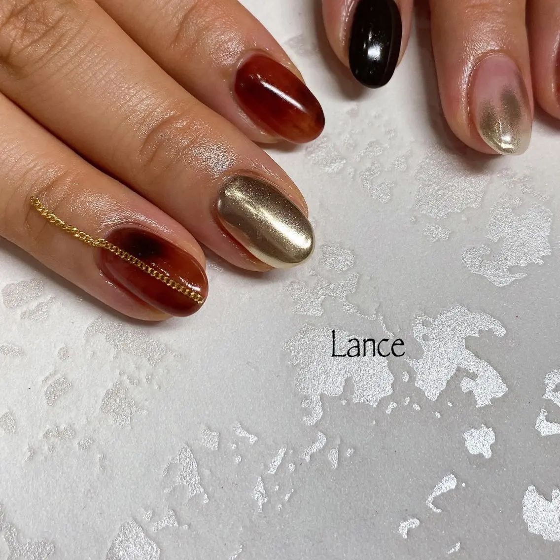 ミディアム ハンドネイル Lance nailのネイルデザイン