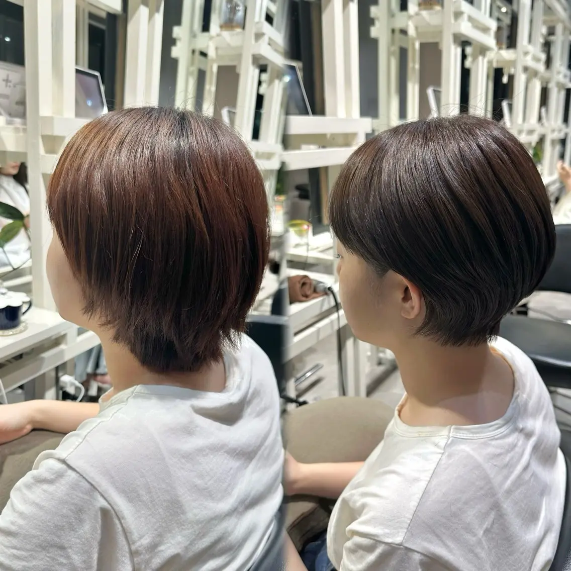 ショート カット ヘアカラー トリートメント 透明感カラー/ボブ /佐藤伶のヘアスタイル