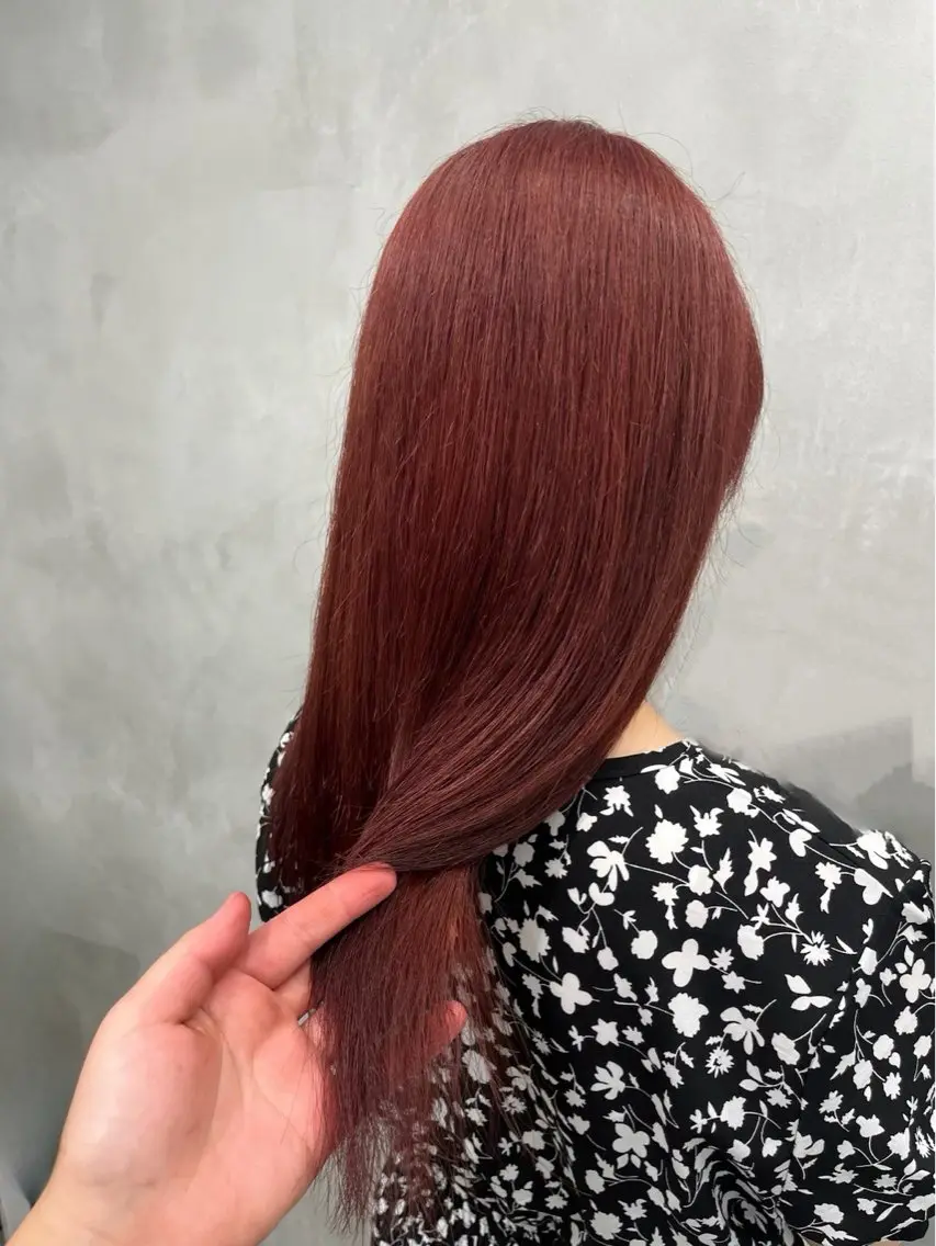 ロング カラー ハイトーンカラー🐬 えりかのヘアスタイル