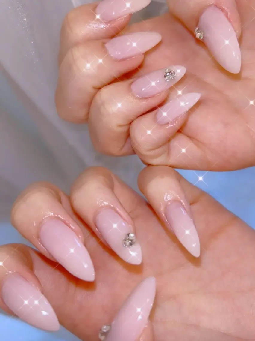 ネイル 長さ出し ジェルネイル 韓国ネイル マグネットネイル ニュアンスネイル ハンドネイル I LOVE ME NAIL.｡.:*♡のネイルデザイン