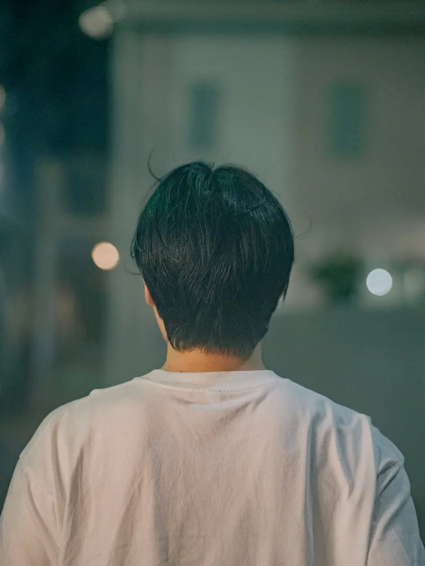ミディアム カラー パーマ メンズ カット パーマ 🔗メンズサロン🔗 Kieのヘアスタイル
