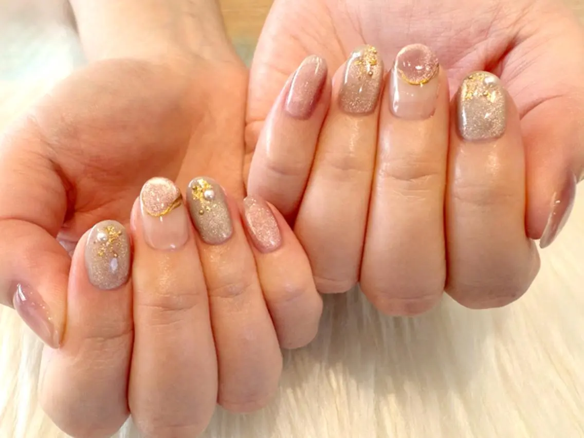 ネイル ニュアンスネイル Kanai Harukaのネイルデザイン