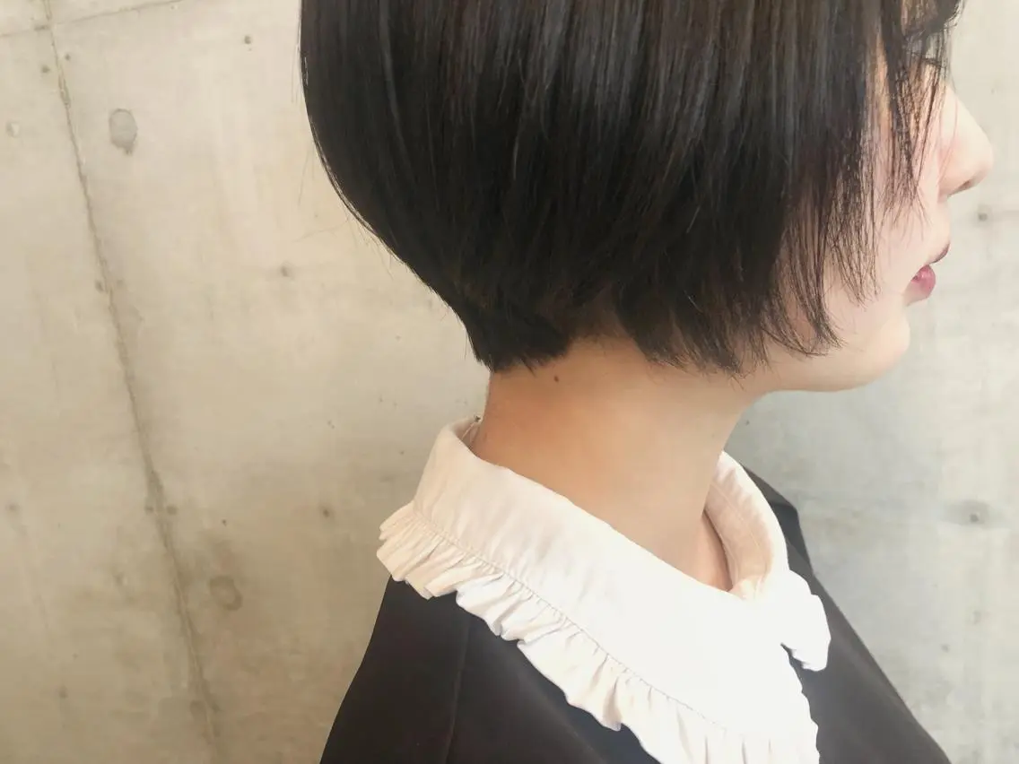 ショート カラー カット ヘアカラー トリートメント HIROKI ”博多 /ボブのヘアスタイル