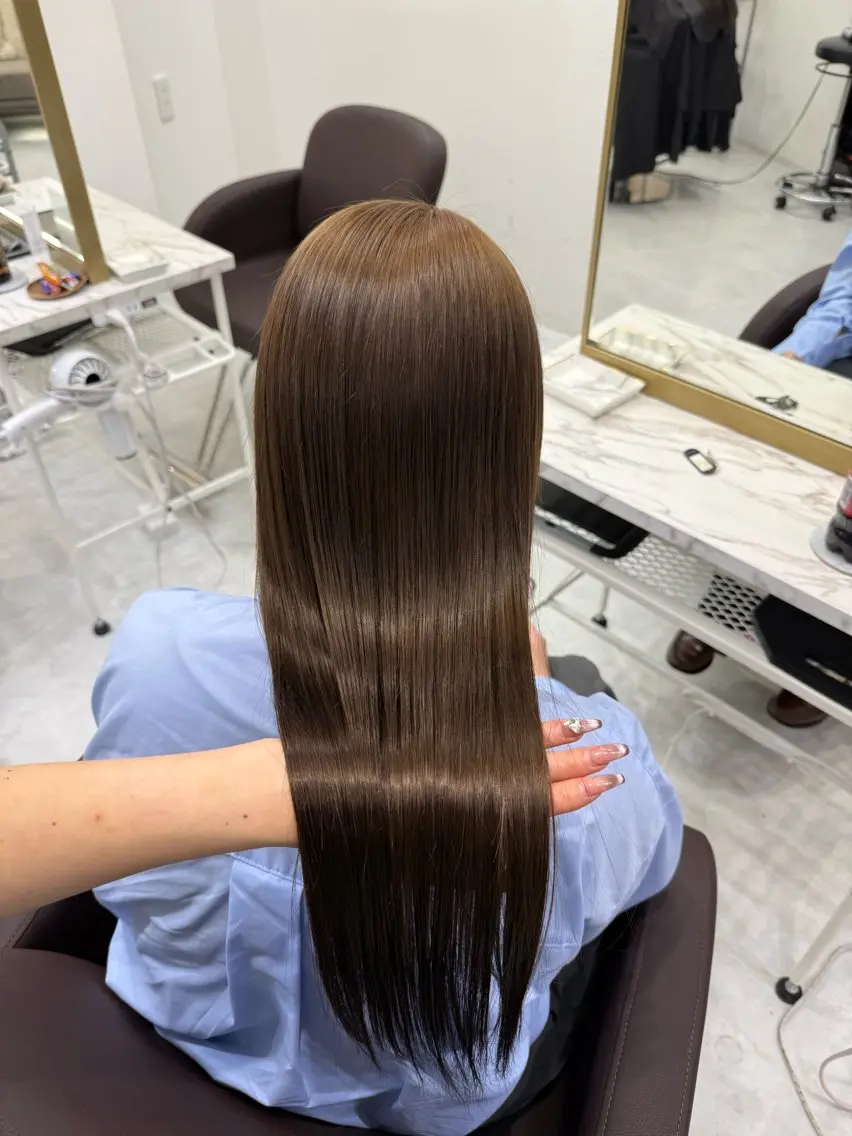 ロング カラー ヘアアレンジ ヘアカラー トリートメント ヘアセット 💗横浜美容室 💗HARUNAのヘアスタイル