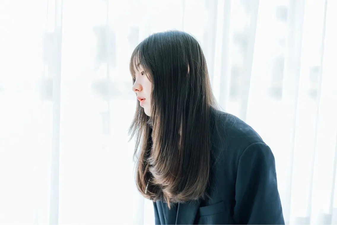 カラー 上之門 未結のヘアスタイル