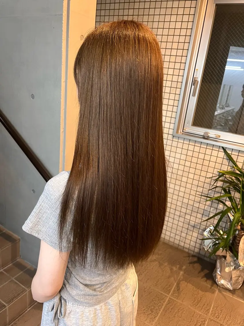 カラー koikiナチュラル オリーブカラー🦙のヘアスタイル