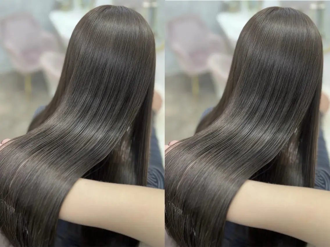 セミロング ヘアカラー トリートメント 🫧神田桃歌🫧 赤羽/ワンカラー🦋のヘアスタイル