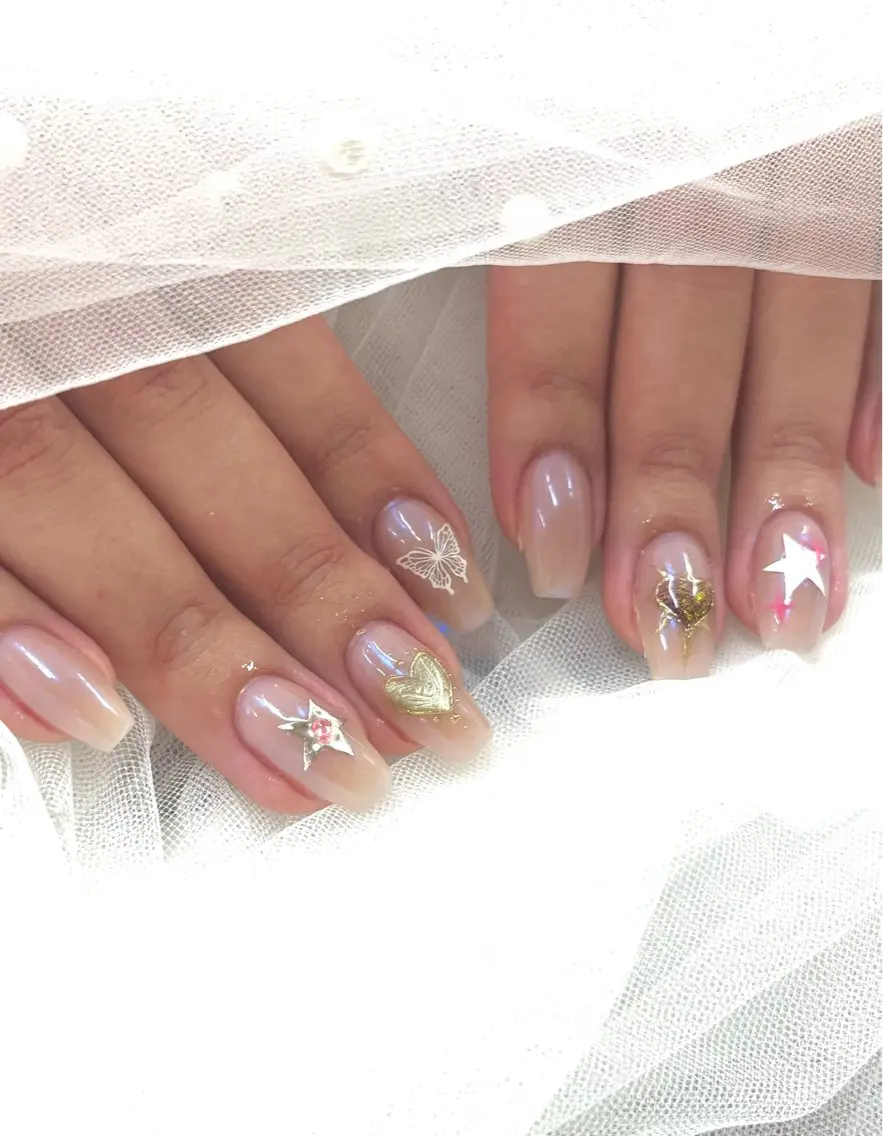 ネイル アートネイル ミラーネイル ハンドネイル ToliyDeliy Mayuのネイルデザイン