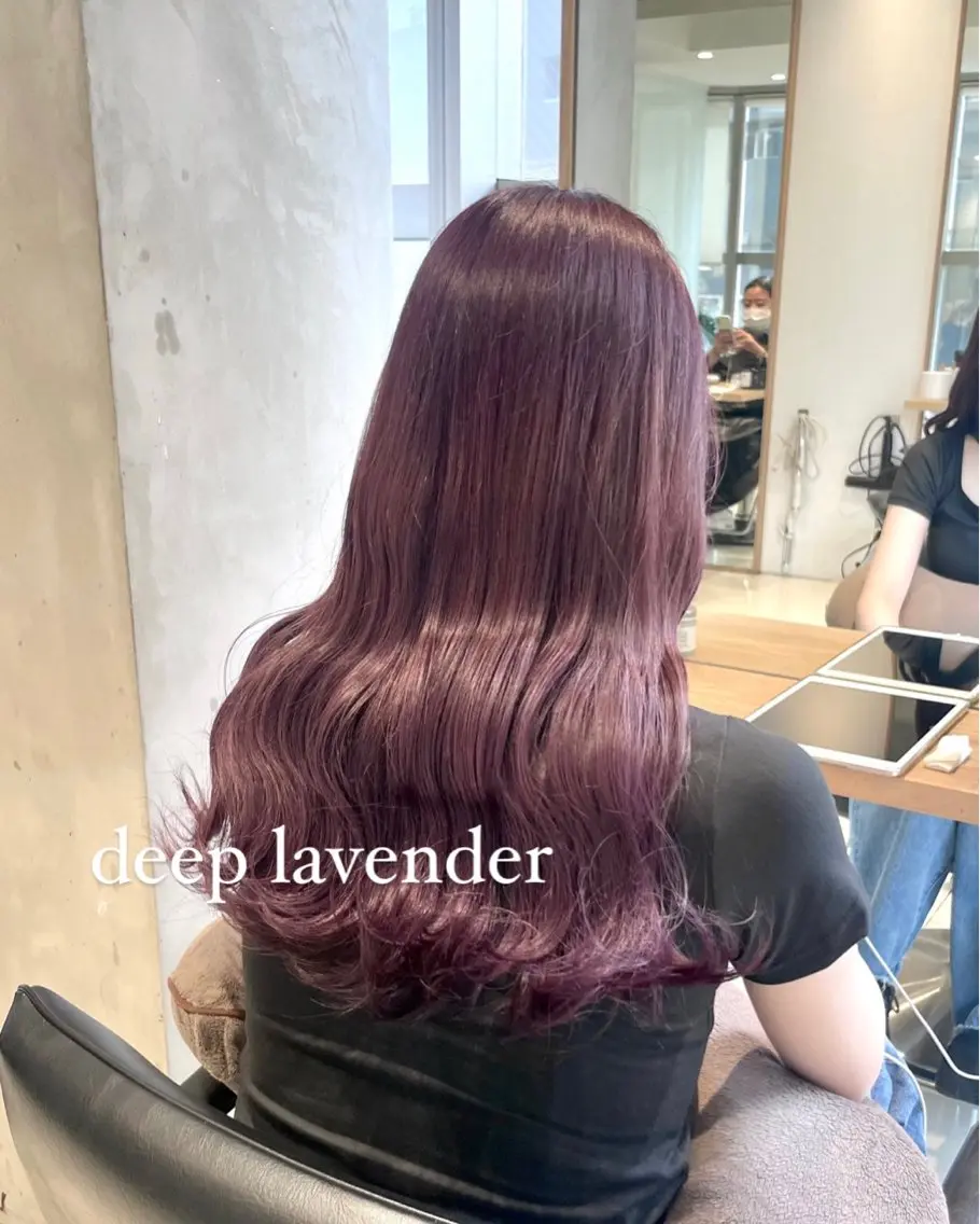 ロング カラー ブリーチ ブリーチなしカラー ヘアカラー トリートメント ツヤ髪/透け感ヘア 💎Nokaのヘアスタイル