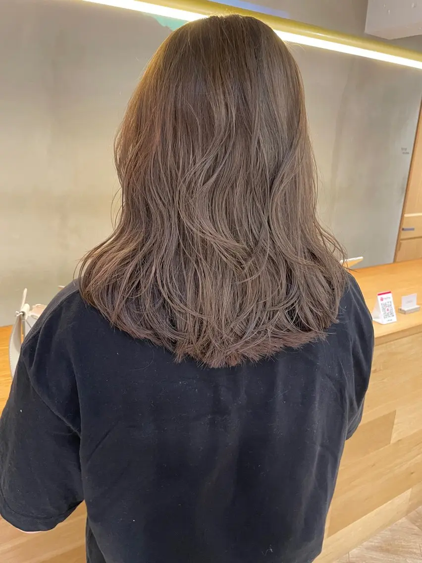 再来のお客様🌿カラートリートメントの写真