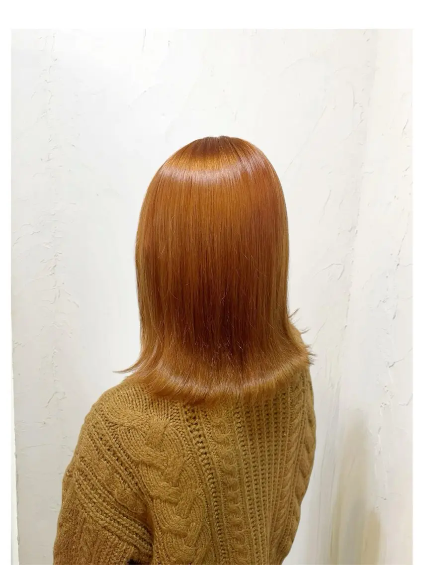 ミディアム カラー 高柳 麻美のヘアスタイル