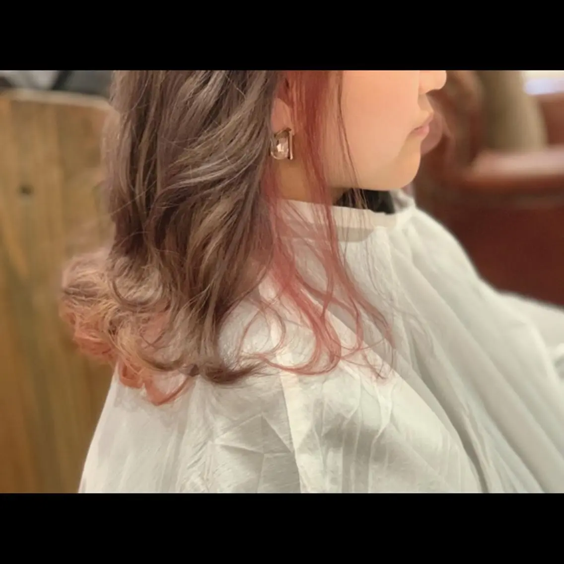 ミディアム カラー パーマ ヘアアレンジ メンズ ヘアカラー 【mokuオーナー】 ちはるのヘアスタイル