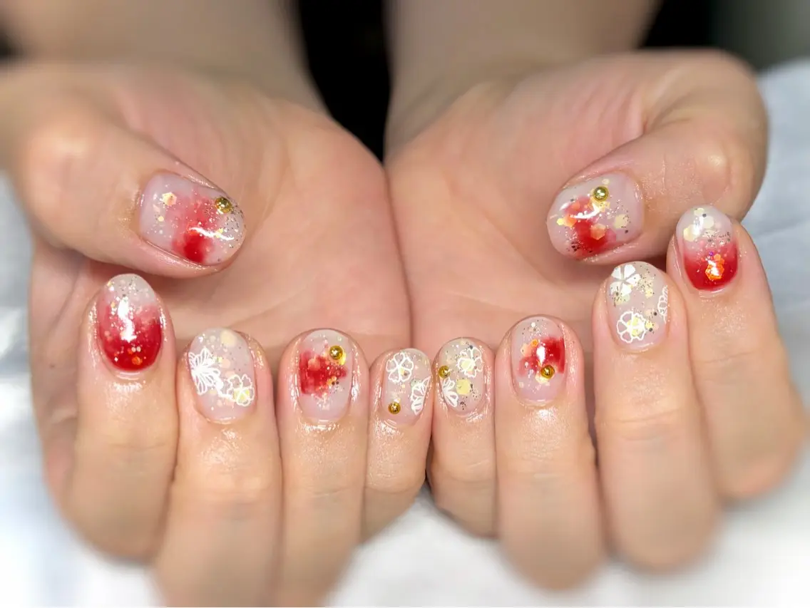ネイル ハンドネイル Nail salon Cielel⟡Ayaのネイルデザイン
