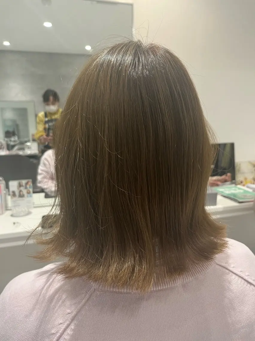 ミディアム ヘアカラー Grow by NYNY 田代 紀恵のヘアスタイル