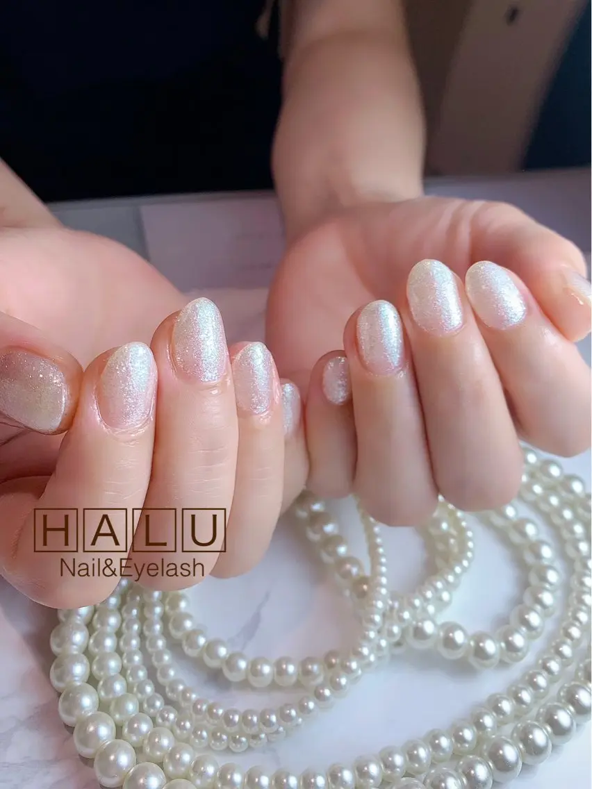 ネイル ラメ(グリッター) HALU ハルのネイルデザイン