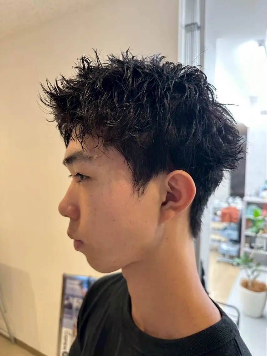 ショート パーマ 坂口 翔のヘアスタイル