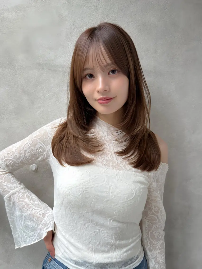 ロング ✨NOVAレイヤー・ ブリーチなしダブル✨のヘアスタイル