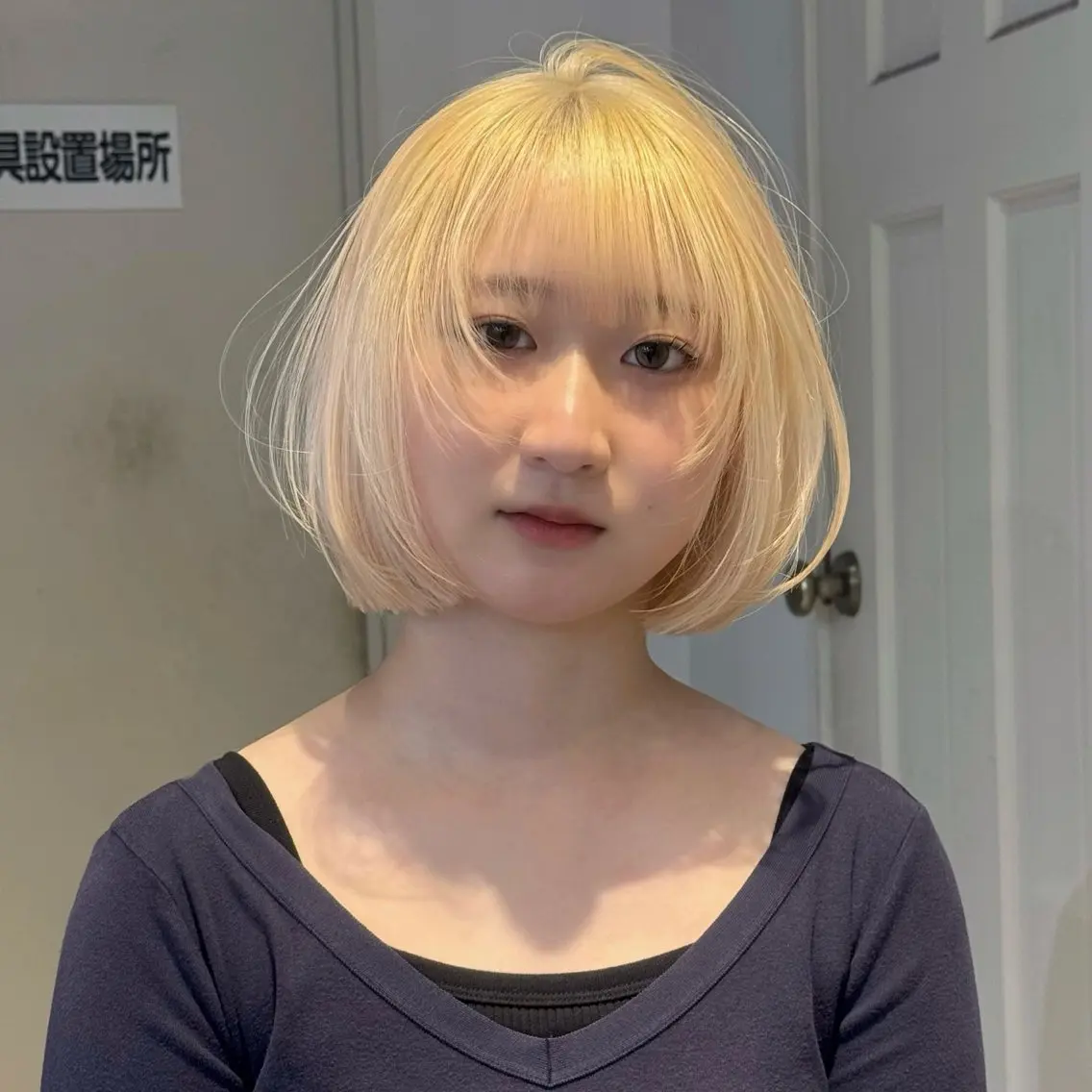 ショート カラー カット ヘアカラー ハイトーン×レイヤー /RINのヘアスタイル