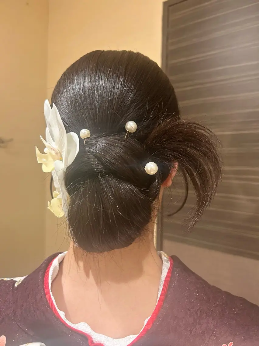 ロング 小顔矯正　まつ毛 Komaci篠田敦子のヘアスタイル