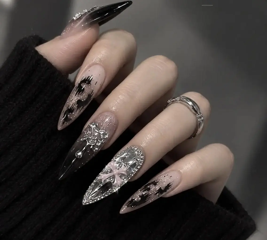 ネイル オーロラネイル チークネイル フットネイル ジェルネイル 韓国ネイル ハンドネイル H.baby Nail Salonのネイルデザイン
