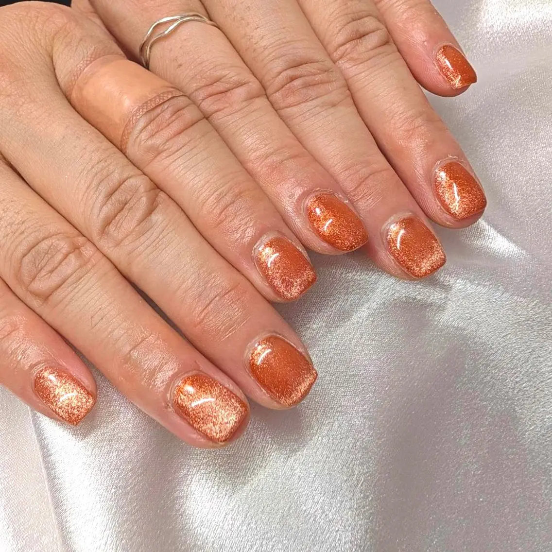 ネイル グラデーション マグネットネイル ハンドネイル nailslon A-Fleurのネイルデザイン
