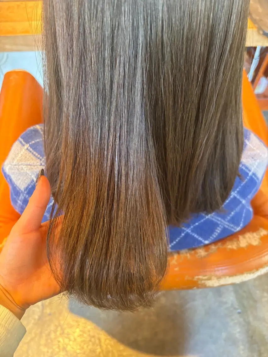 カラー 髪質改善カラー ベージュ🤎YUMEのヘアスタイル