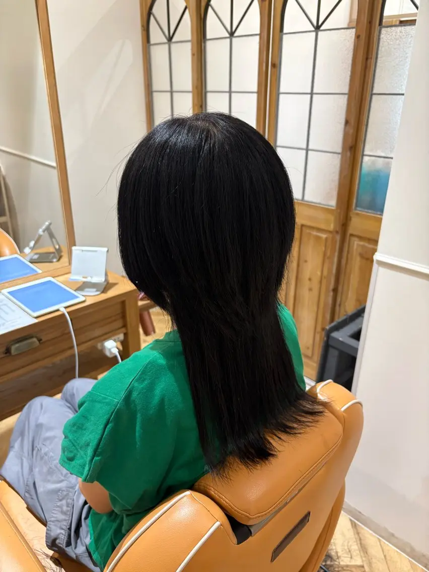 ロング カラー カット ヘアカラー マコ ✿︎のヘアスタイル