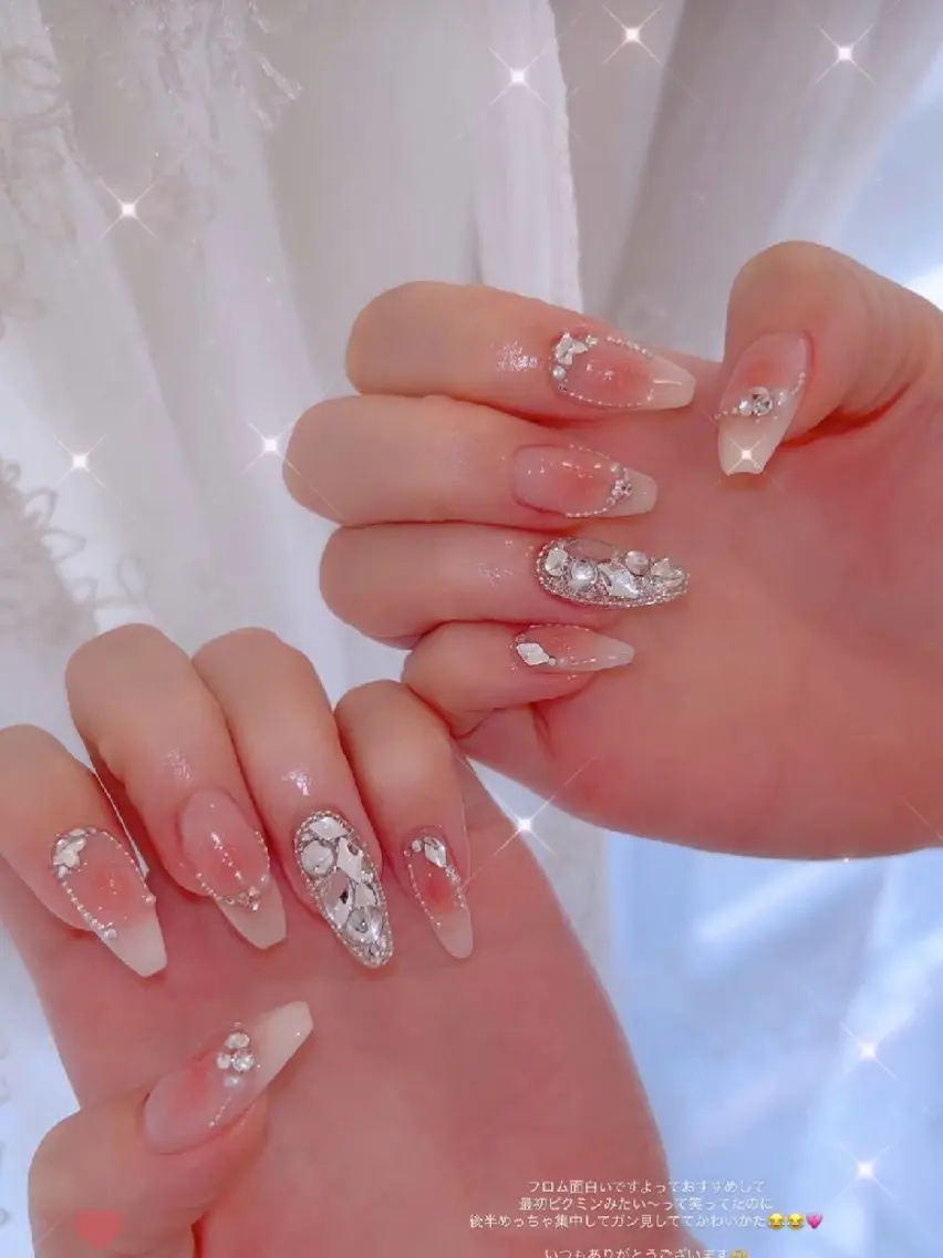 ネイル 長さ出し ジェルネイル 韓国ネイル マグネットネイル ニュアンスネイル ハンドネイル I LOVE ME NAIL.｡.:*♡のネイルデザイン