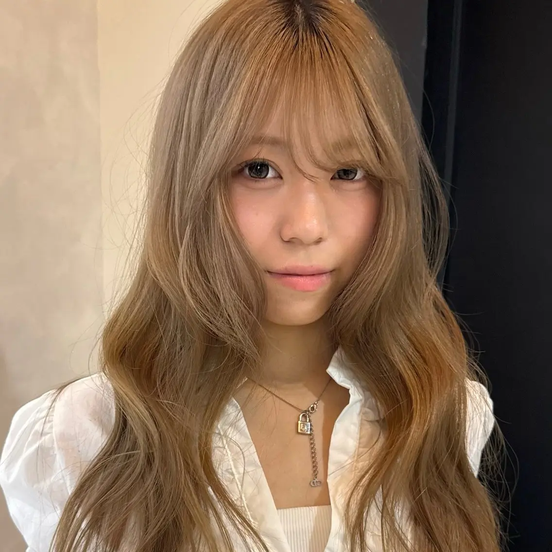カラー ヘアカラー Kaho 心斎橋カラーモデルのヘアスタイル
