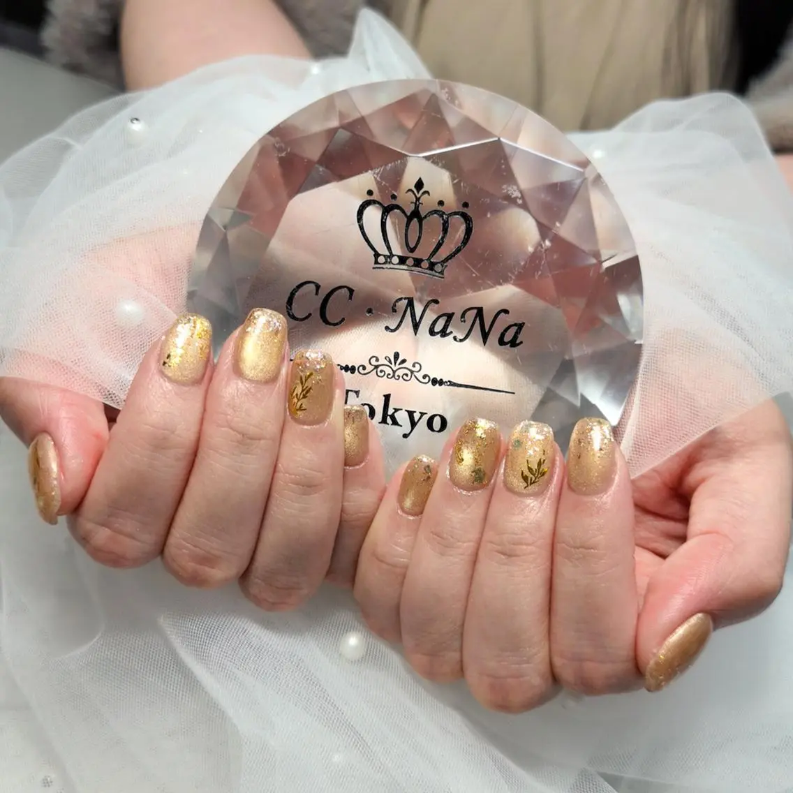 ネイル ハンドネイル CC  NaNa ワンホンネイル🌙Nのネイルデザイン