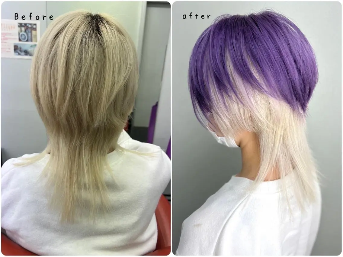 ショート カラー ハイトーンカラー ヘアカラー BAY ソウタのヘアスタイル