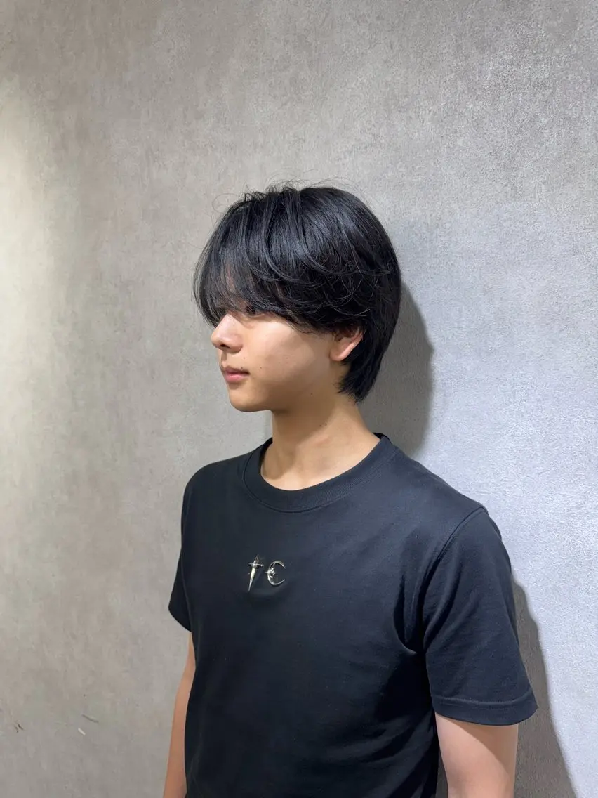 ミディアム メンズ 縮毛矯正 縮毛矯正 ✂渋谷メンズ特化 まさとのヘアスタイル