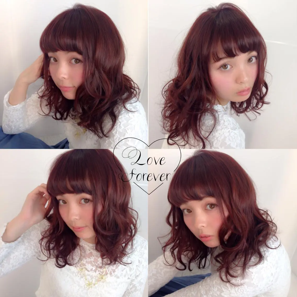ミディアム カラー ブリーチ ブラウンカラー ブリーチなしカラー 韓国ヘア得意❤︎森澤 悠佳のヘアスタイル