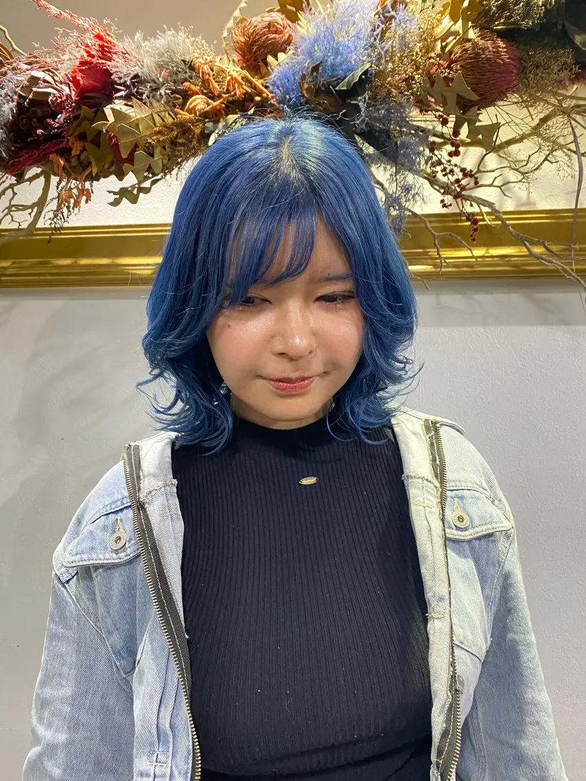 ショート 山影✨バレイヤージュ ハイライト✨メンズ◎のヘアスタイル