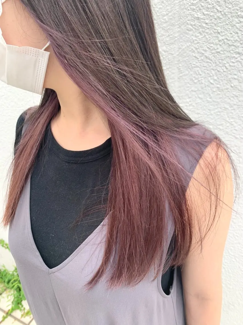 セミロング カラー muscali♡ 原宿.表参道のヘアスタイル