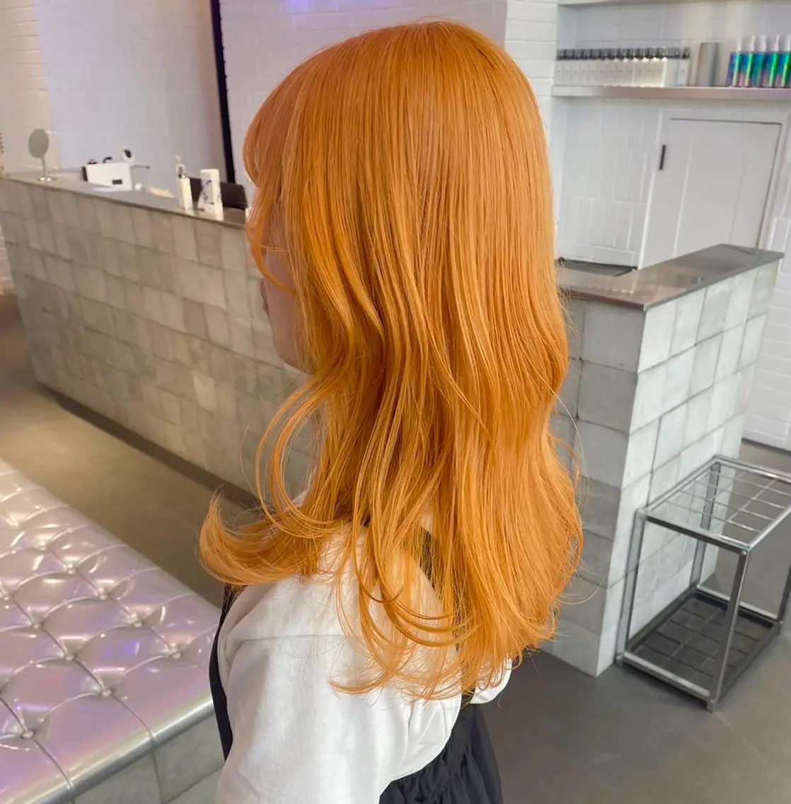 ロング カラー ヘアアレンジ カット ヘアカラー トリートメント ボブ×艶カラー 特化・リクト💥のヘアスタイル
