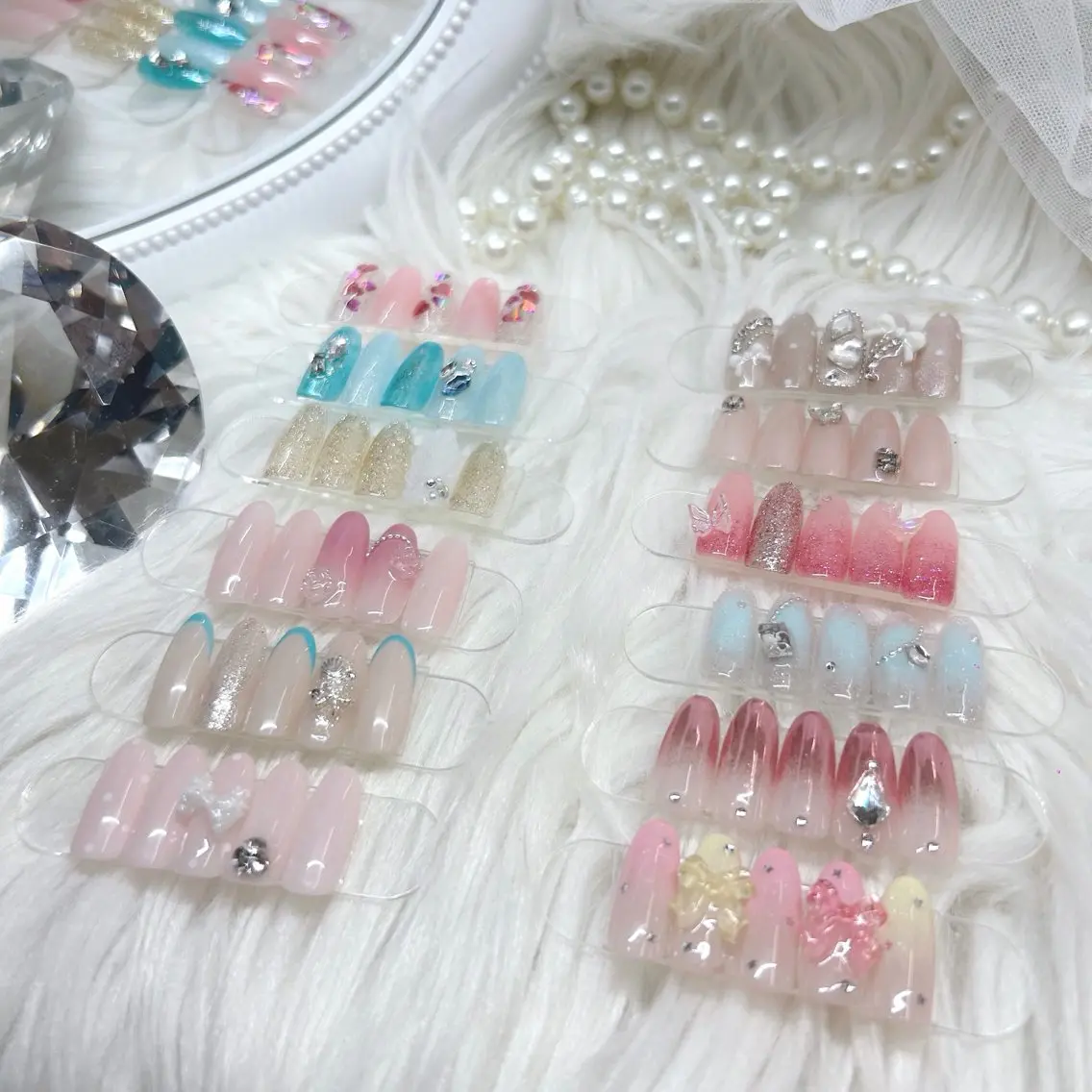 ロング ハンドネイル Nailsalon Angeのネイルデザイン