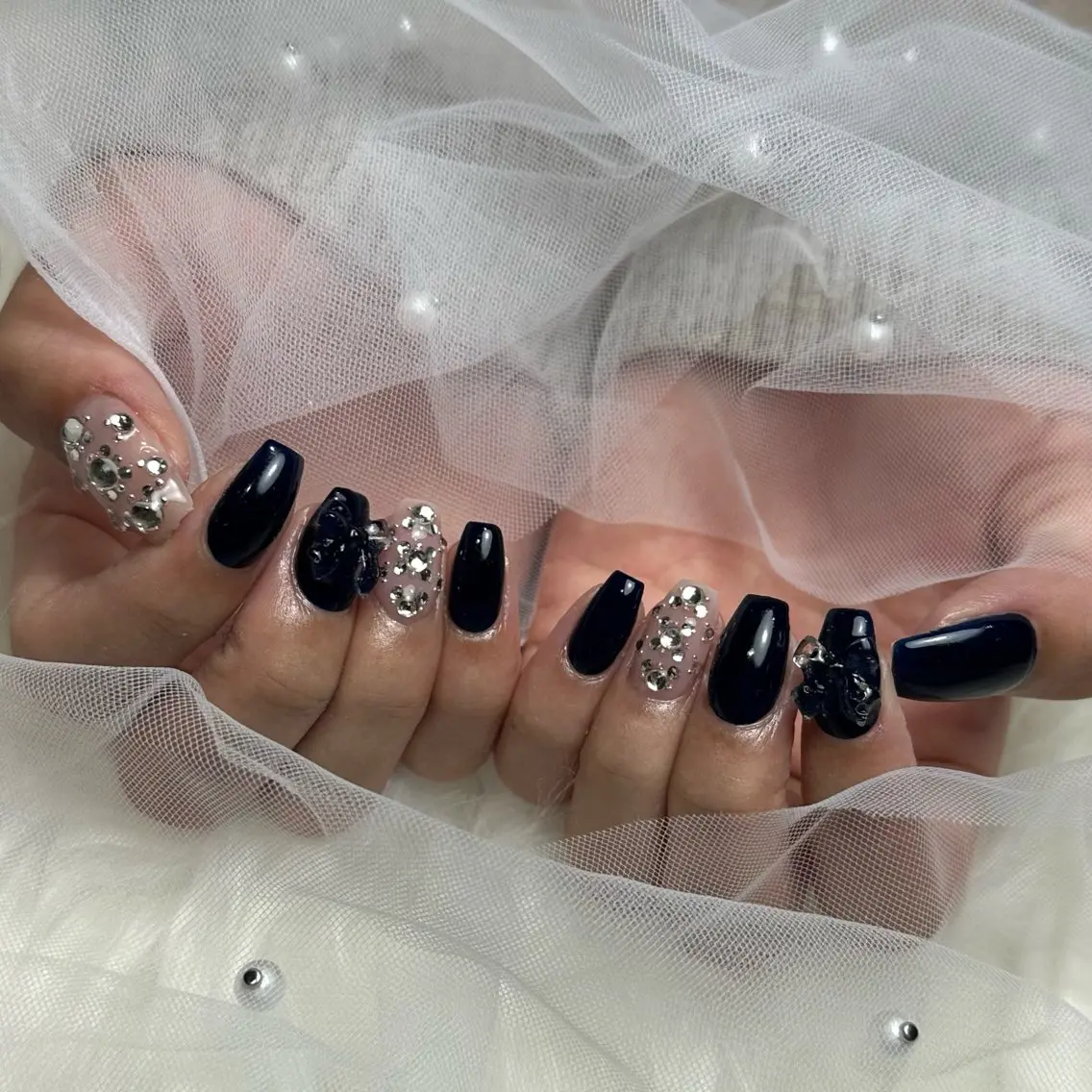ネイル ハンドネイル 🧸原宿の美フォルム ネイリスト🧸いいだのネイルデザイン