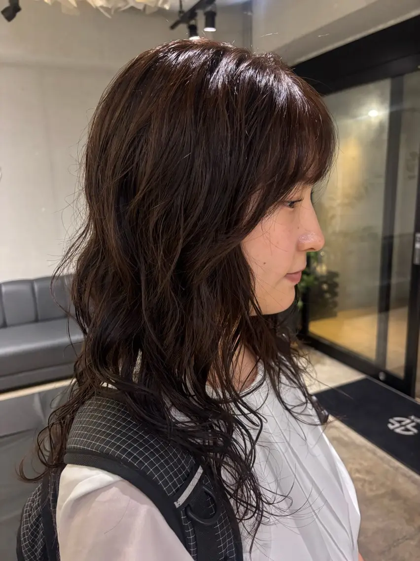 ロング カット パーマ レイヤー/パーマ hirokoのヘアスタイル
