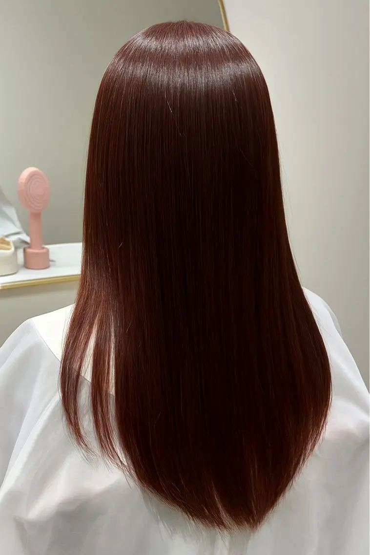 ロング ミストバング ボブ ハイライト 髪質改善 韓国風ヘア カット ヘアカラー トリートメント 髪質改善/縮毛矯正/ 美髪/個室/ハラのヘアスタイル