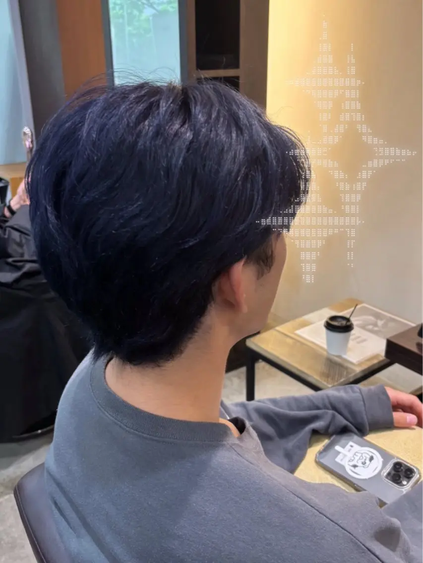 メンズ ヘアカラー トリートメント 札幌 Nanami 🪽‪のヘアスタイル