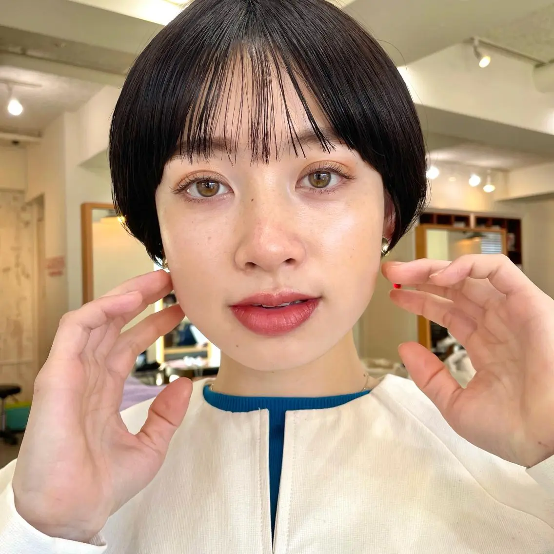 ショート ショートヘア ✨👑お洒落ショート ❣️村上せいな✨のヘアスタイル