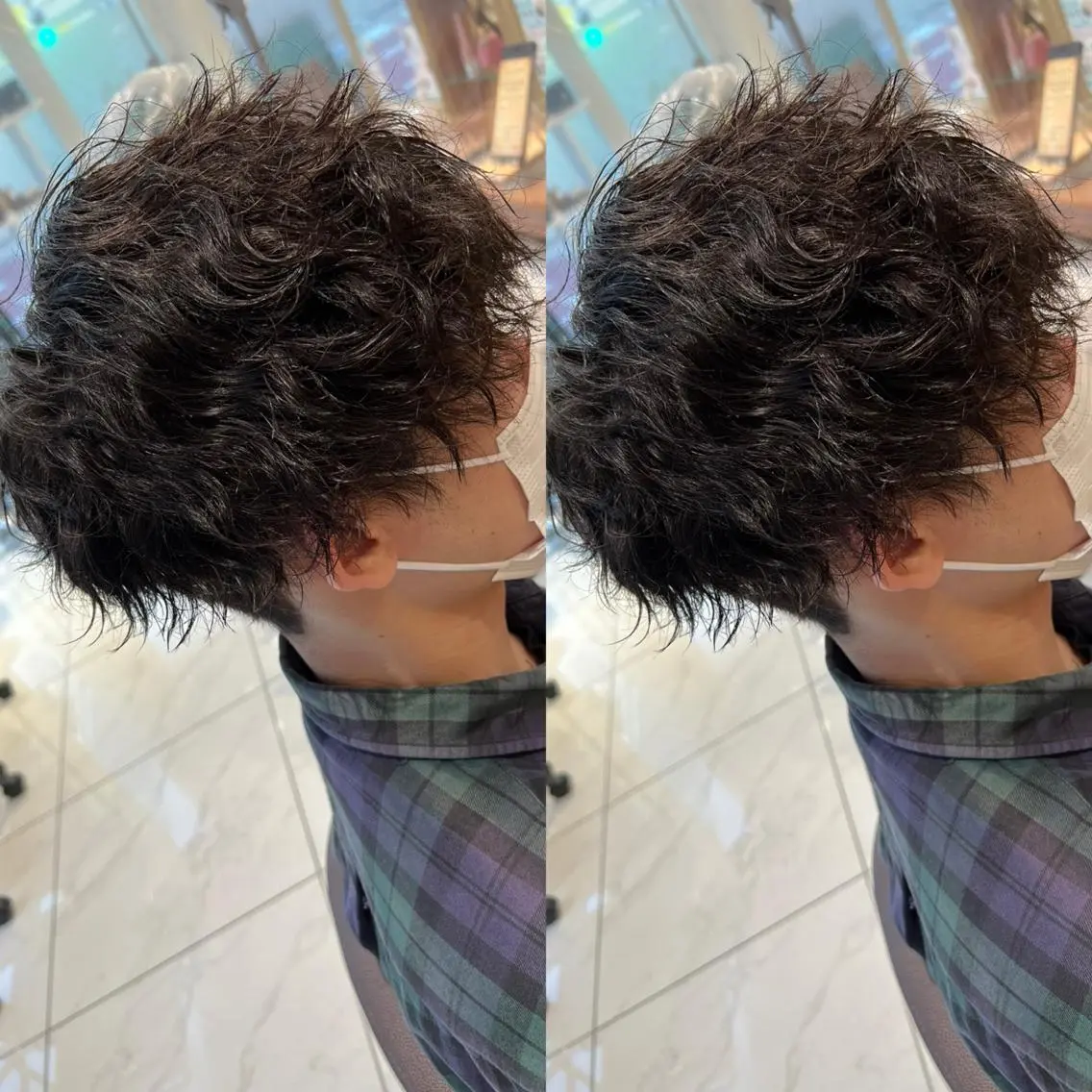 ショート カラー パーマ ヘアアレンジ メンズ キッズ カット 盛れる韓国ヘア♡ 🌻鈴木花🌈のヘアスタイル