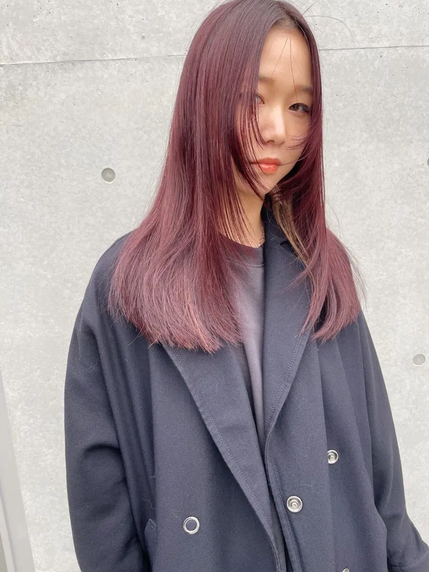 ミディアム カラー カット ヘアカラー トリートメント センスをお届けします 大谷将生infpのヘアスタイル