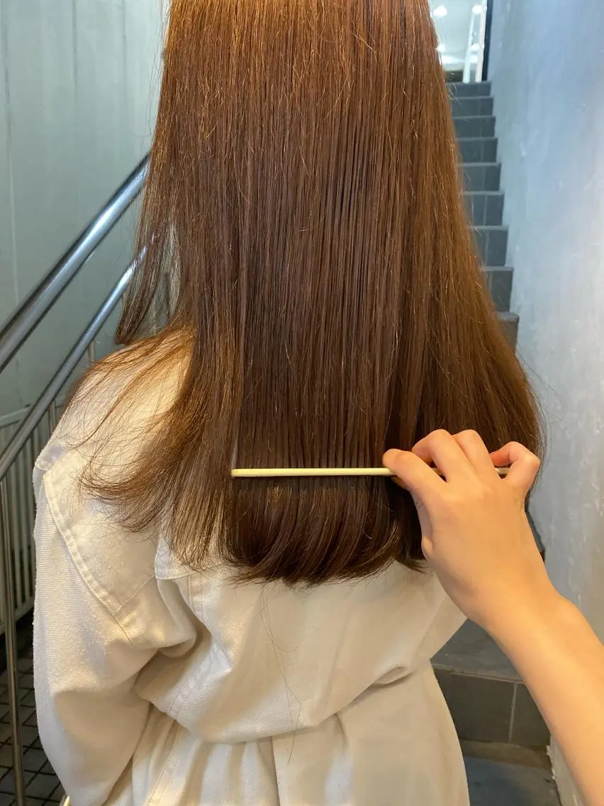 ⭐️ワンカラー＋内部補修トリートメント＋サービストリムカット⭐️の写真